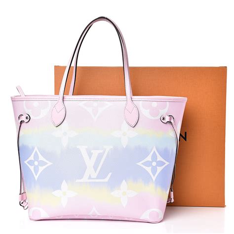 louis vuitton escale pastel neverfull|LOUIS VUITTON Monogram Escale Neverfull MM Pastel.